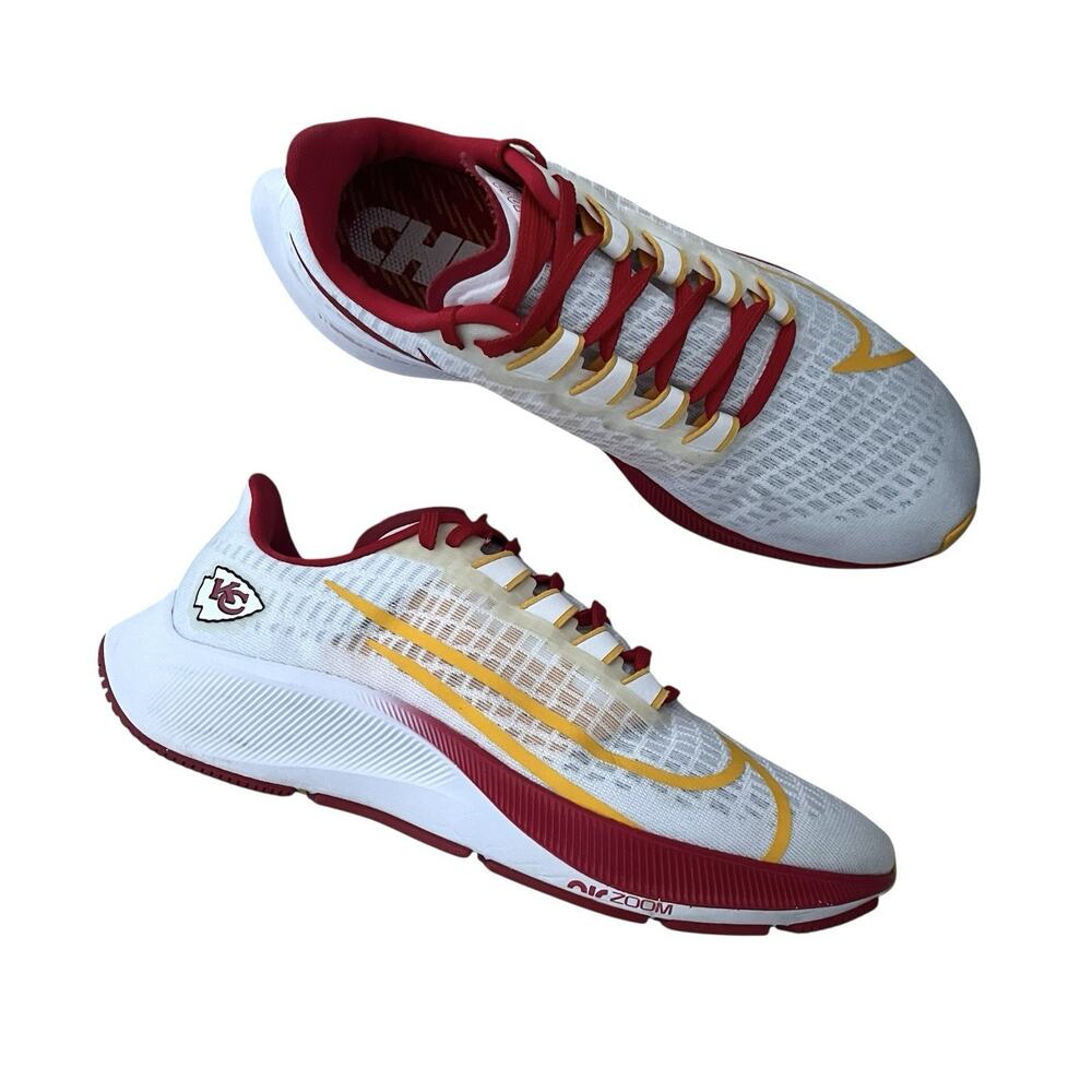 Nike Air Zoom Pegasus Kansas City Chiefs 2020 Size 6.5 Unixes Running White Red